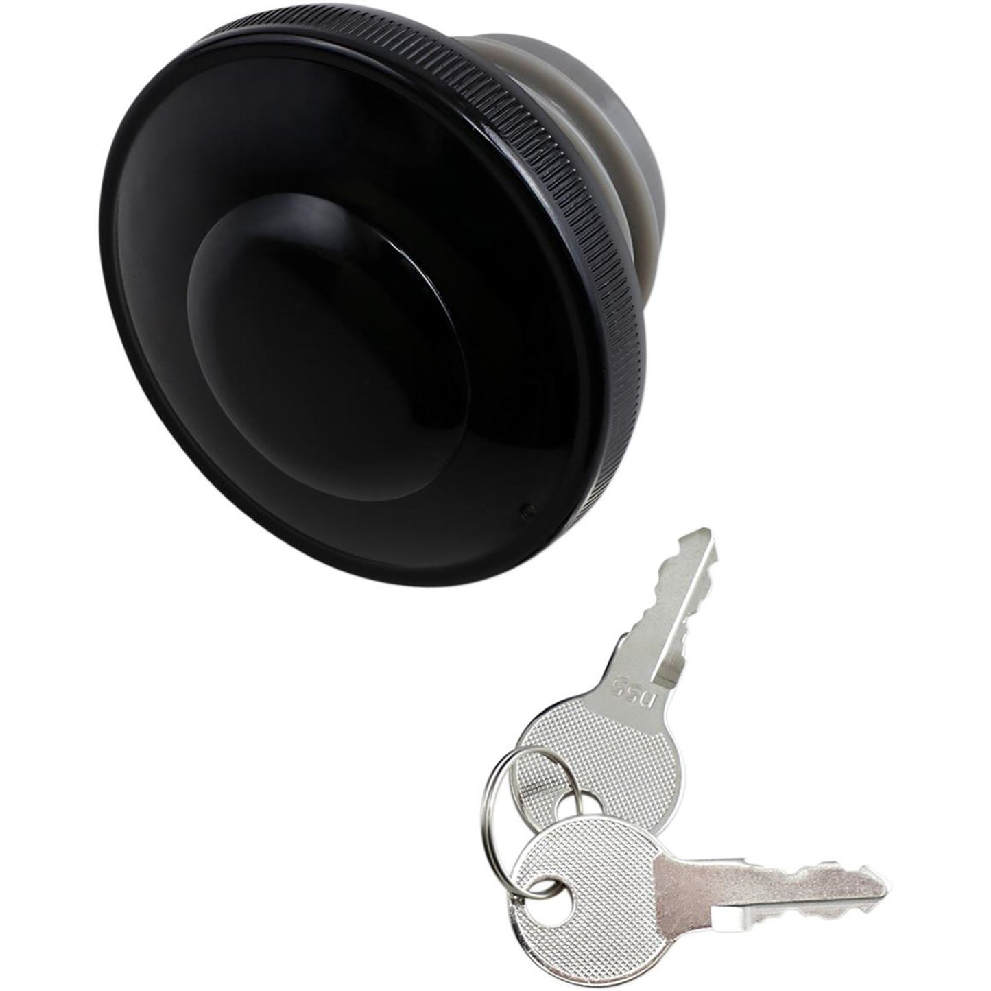 Drag Specialties Locking Gas Cap - Black - Vented 0703-0815_258873