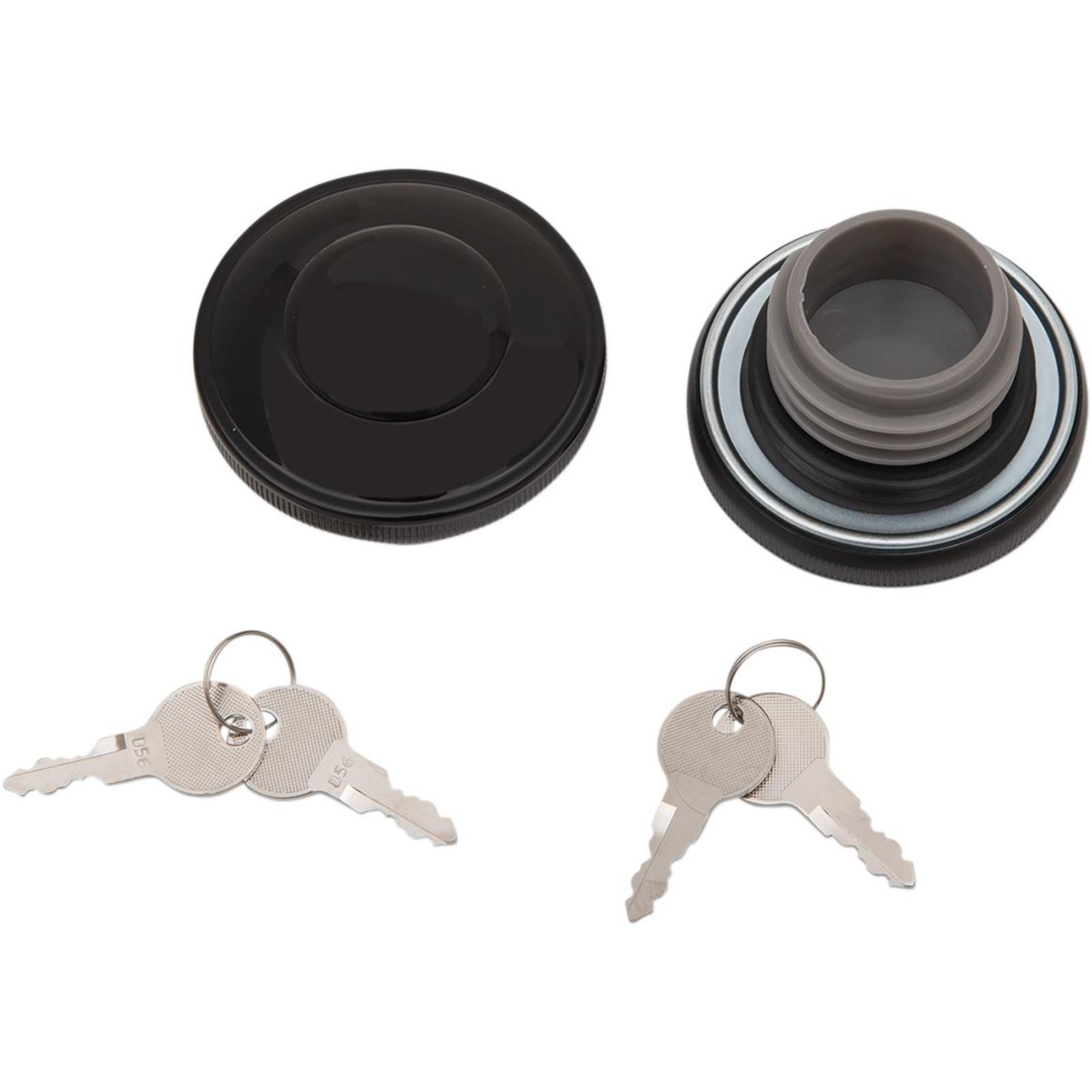 Drag Specialties Locking Gas Cap - Black - Non-Vented 0703-0816_258875