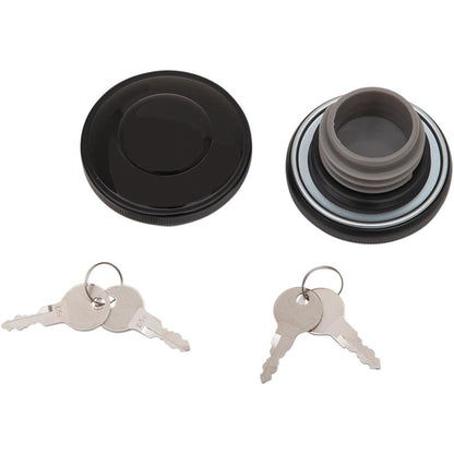 Drag Specialties Locking Gas Cap - Black - Non-Vented 0703-0816_258875