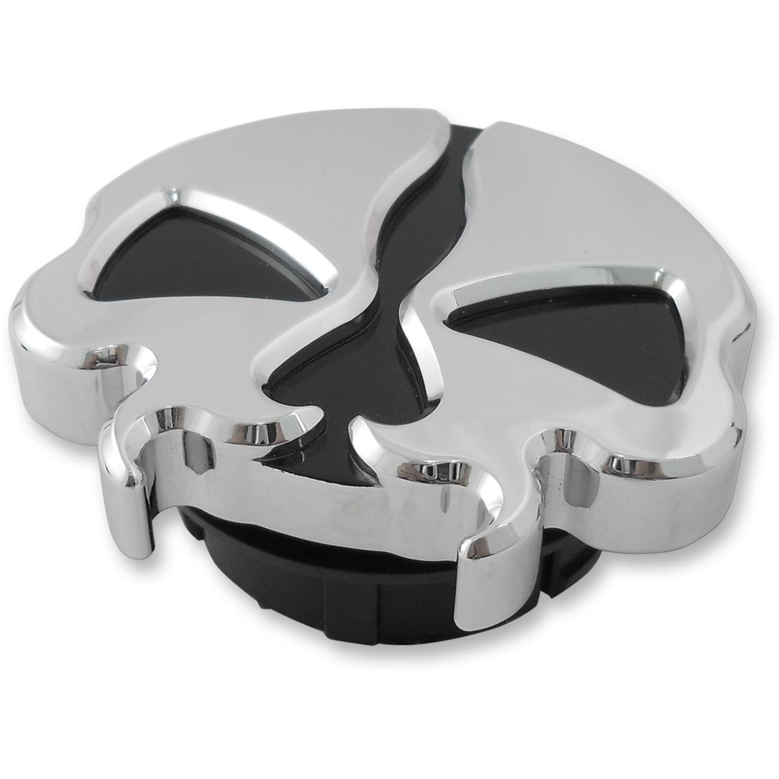 Drag Specialties Split Skull Gas Cap - Chrome - Dummy 0703-0789_258882