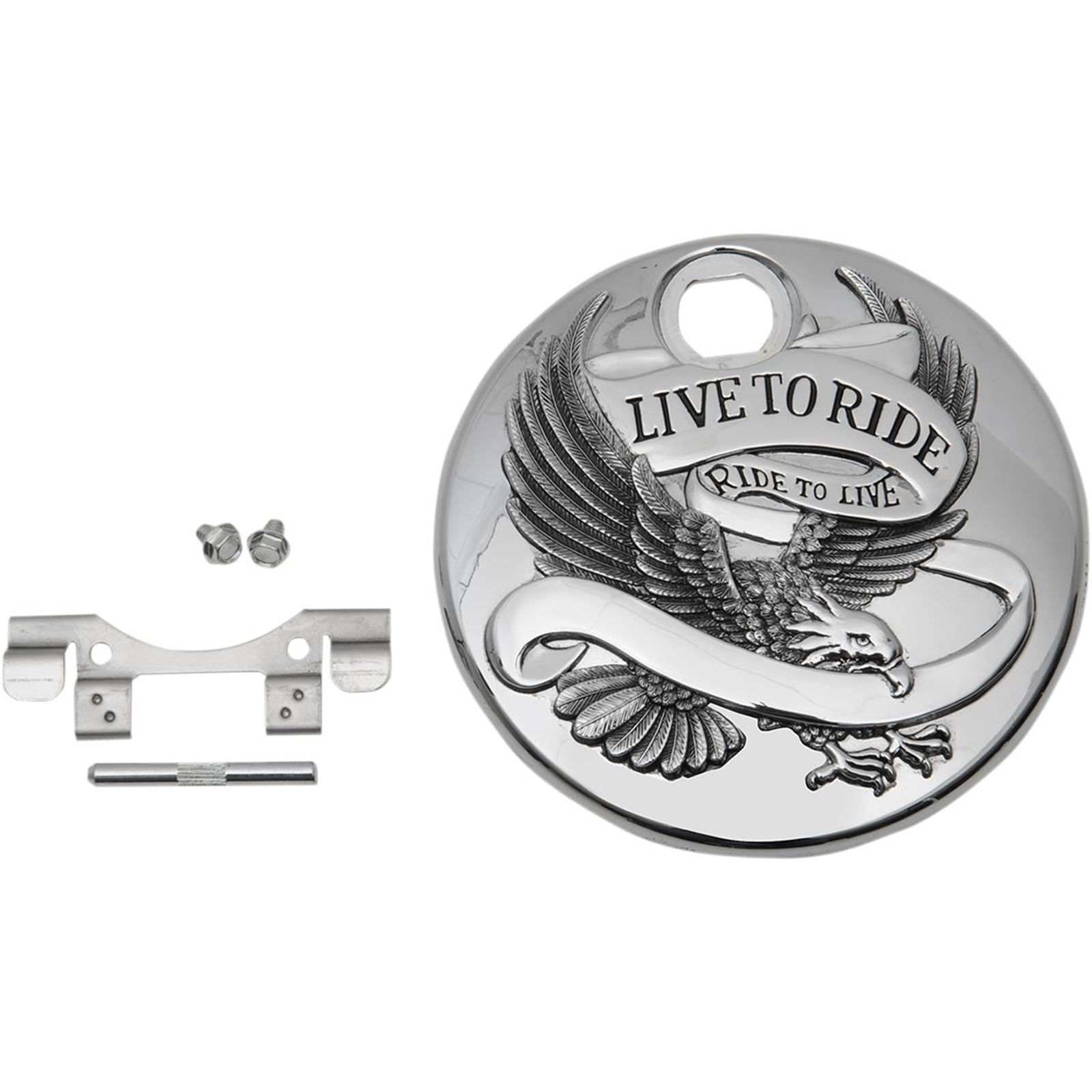 Drag Specialties Live to Ride Console Door - Chrome 0703-0741_258890