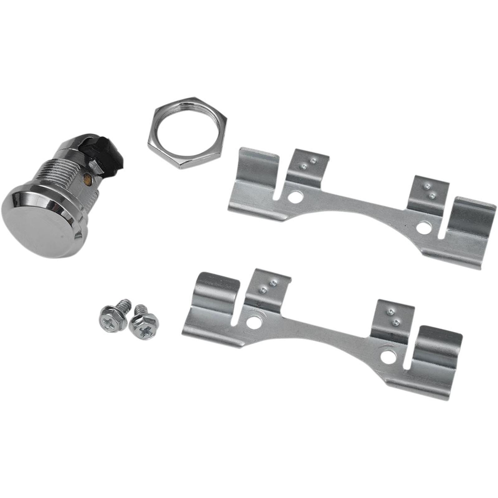 Drag Specialties Gas Door Latch - Chrome 0703-0631_258895