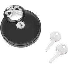 Drag Specialties Skull Locking Gas Cap - Black - Vented 0703-0690_258903