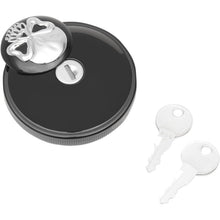 Drag Specialties Skull Locking Gas Cap - Black - Non-Vented 0703-0691_258905