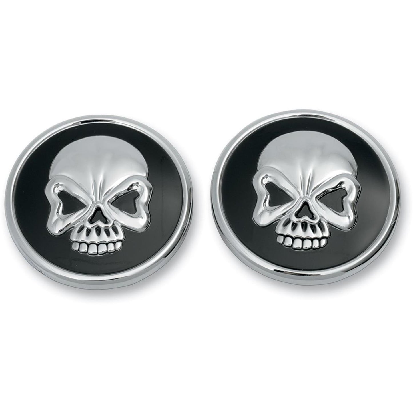 Drag Specialties Skull Gas Caps - Screw-In - Pair 0703-0526_258910