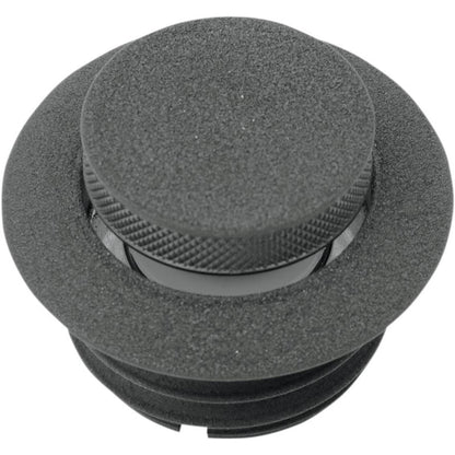 Drag Specialties Pop-Up Gas Cap - Black Wrinkle - Vented 0703-0460_258930