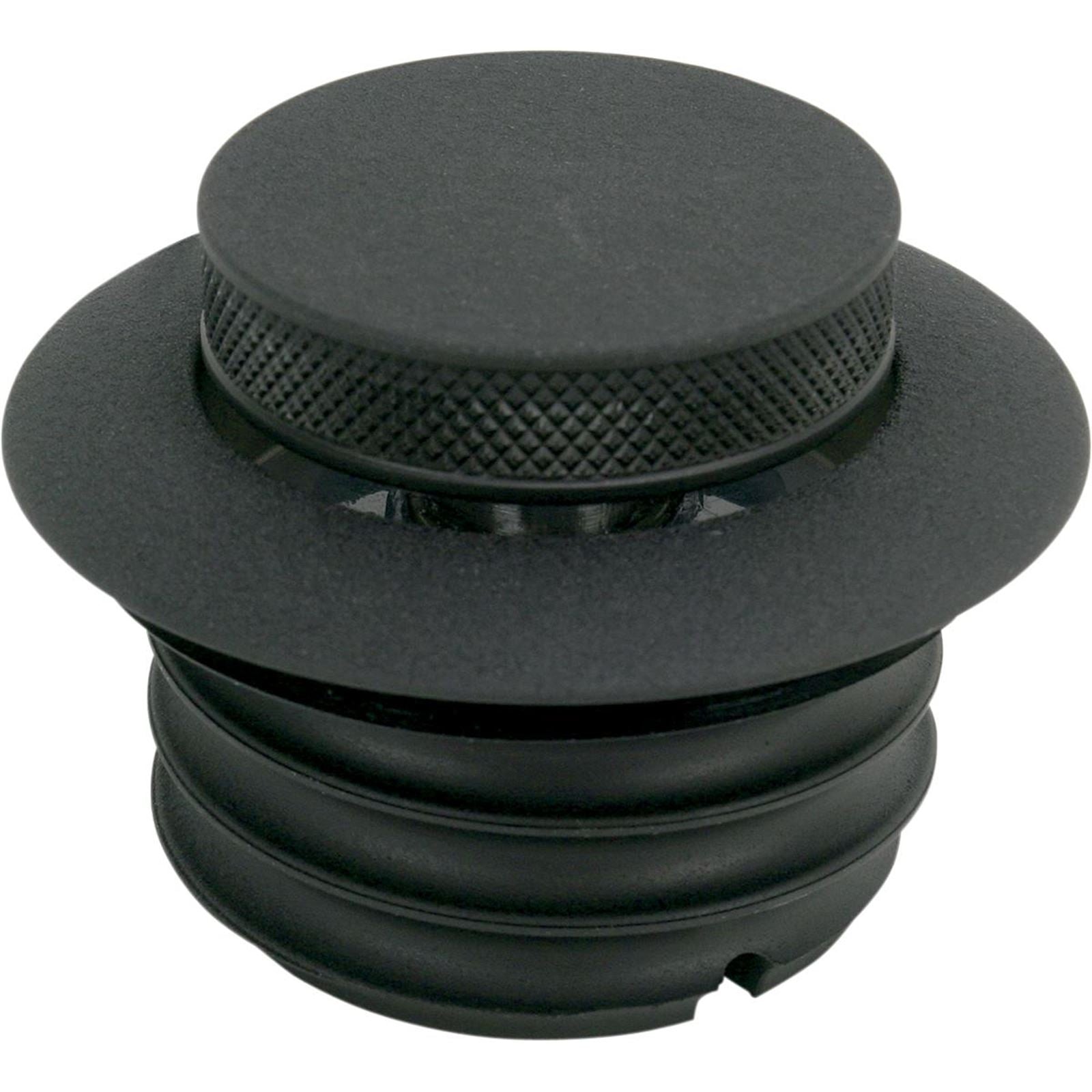 Drag Specialties Pop-Up Gas Cap - Black Wrinkle - Non-Vented 0703-0327_258953