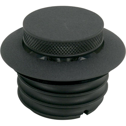 Drag Specialties Pop-Up Gas Cap - Black Wrinkle - Non-Vented 0703-0327_258953