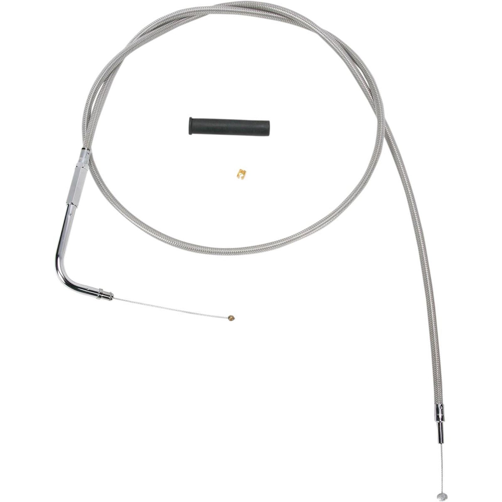 Drag Specialties 50" Braided Throttle Cable 0650-1073_259038