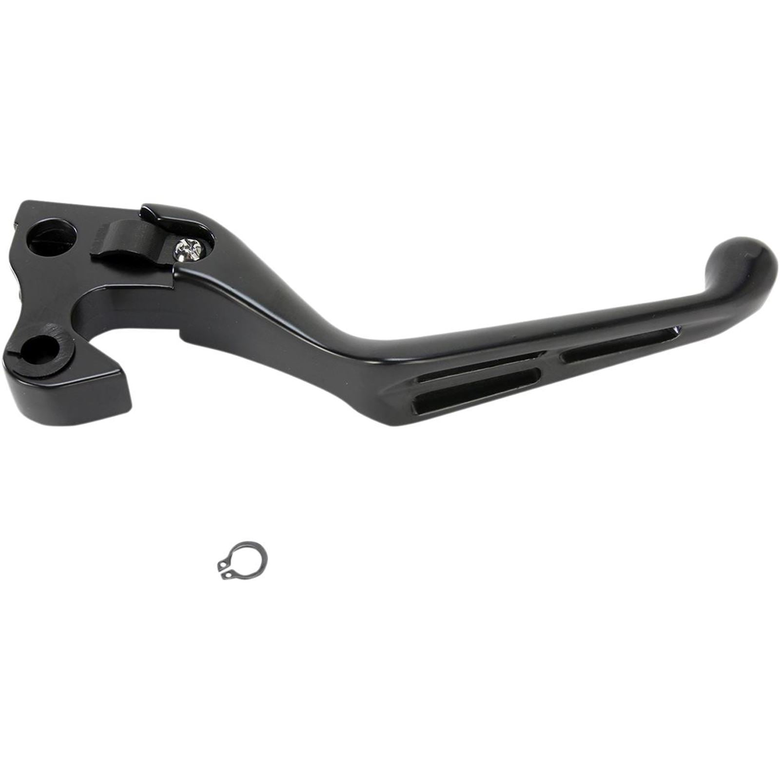 Drag Specialties Black Slotted Clutch Lever 0613-0947_259042