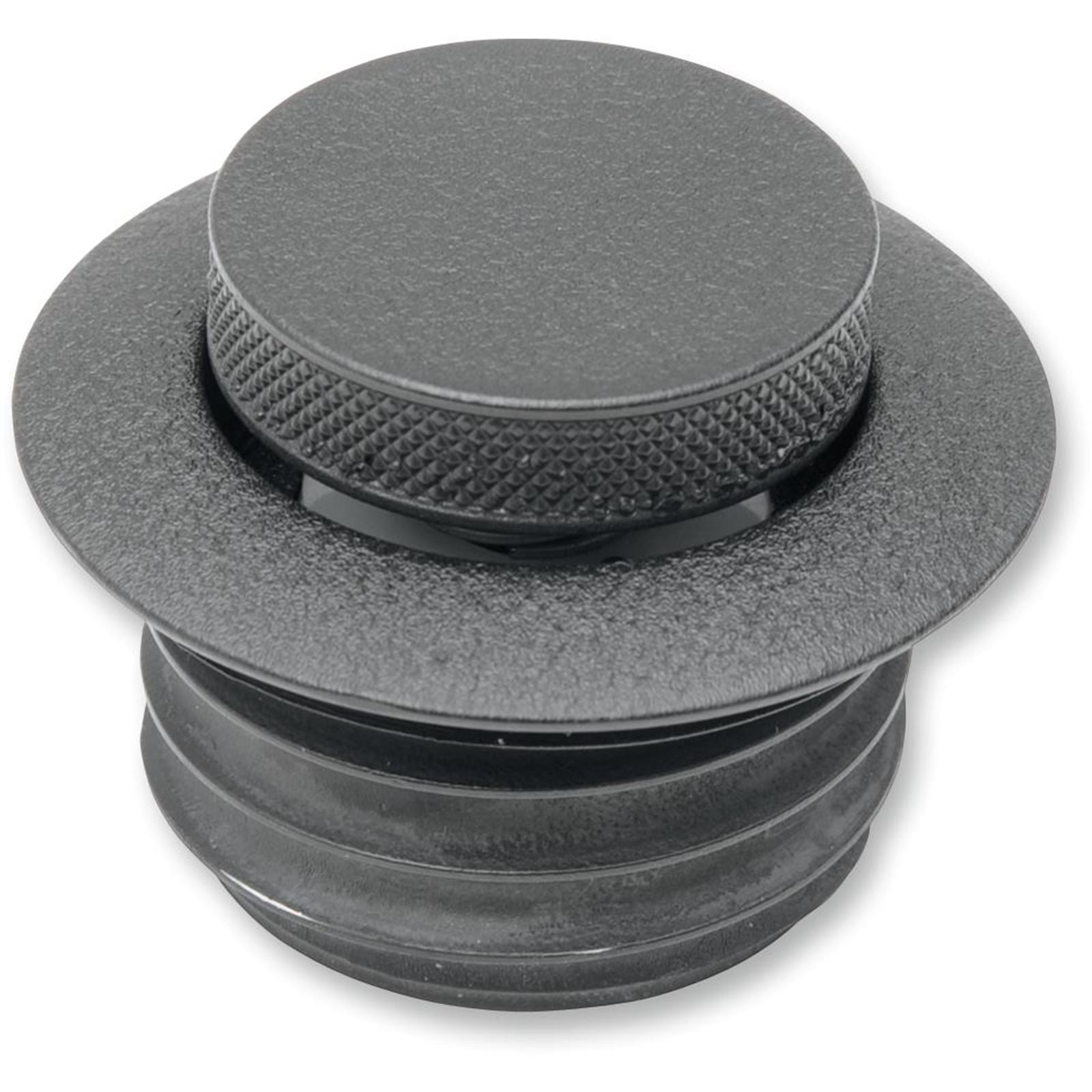 Drag Specialties Pop-Up Gas Cap - Black Wrinkle - Vented 0703-0324_259050