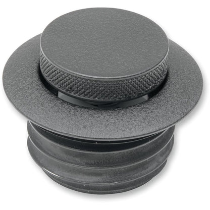 Drag Specialties Pop-Up Gas Cap - Black Wrinkle - Vented 0703-0324_259050