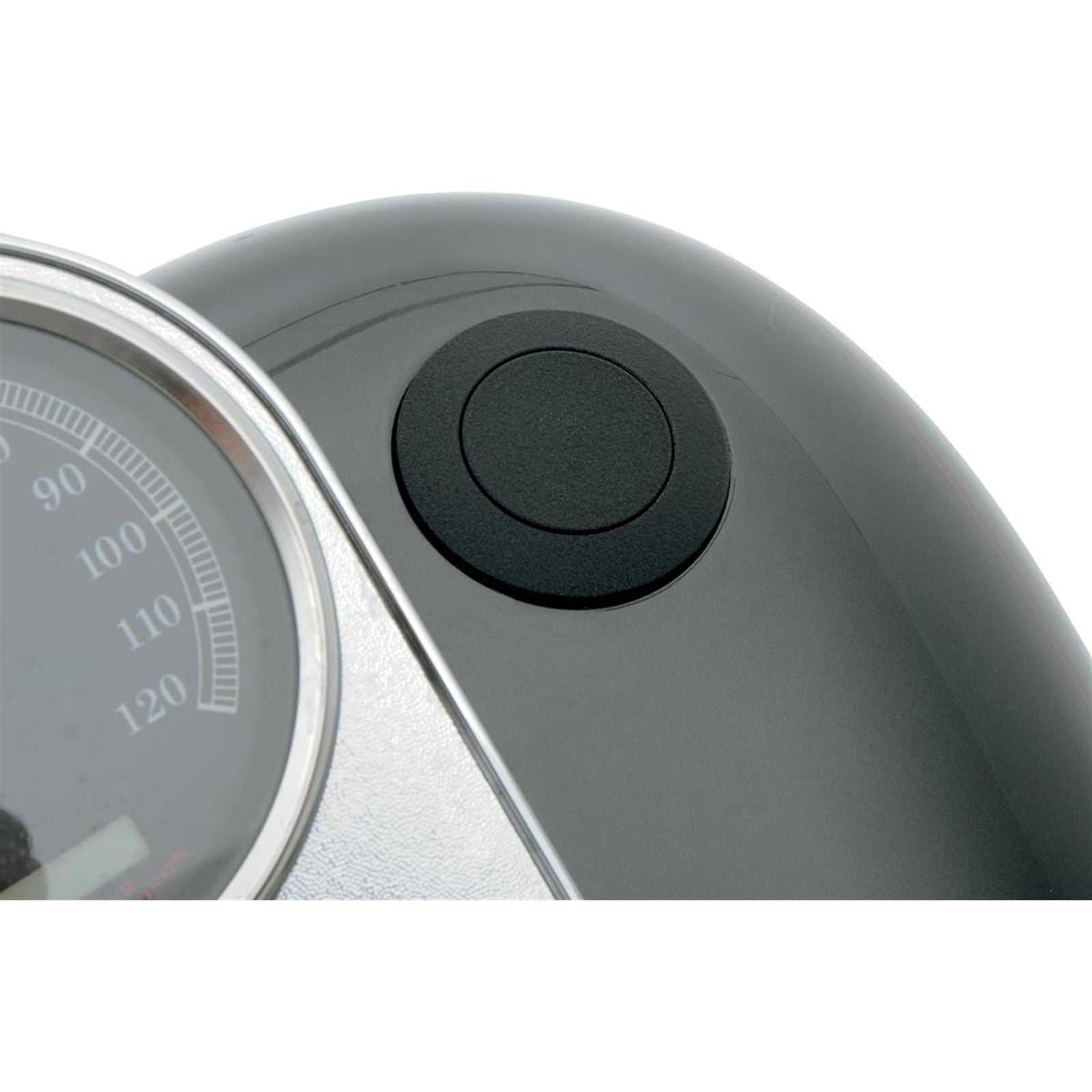 Drag Specialties Pop-Up Gas Cap - Black Wrinkle - Vented 0703-0324_259051