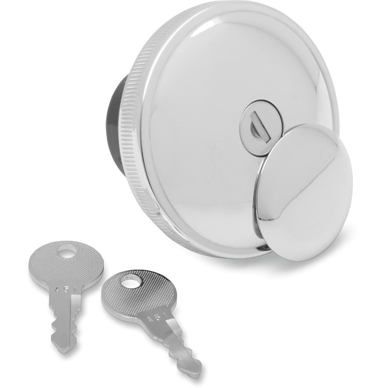 Drag Specialties Locking Gas Cap - Chrome - Vented 0703-0230_259059