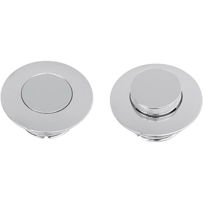 Drag Specialties Pop-Up Gas Filler- Chrome - Right Side - Vented 0703-0293_259065