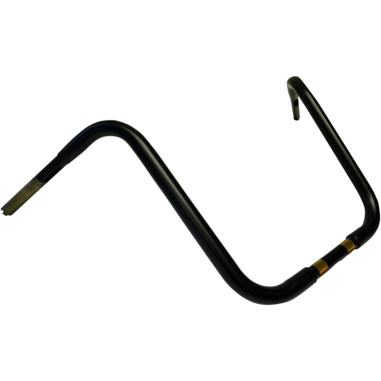 Drag Specialties Flat Black 16" Buffalo Ape Handlebar for Throttle-by-Wire 0601-3507_259167