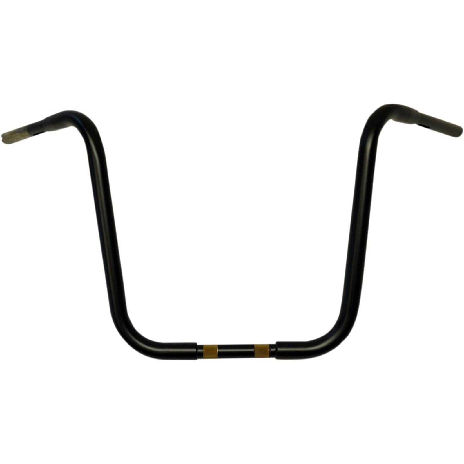 Drag Specialties Flat Black 16" Buffalo Ape Handlebar for Throttle-by-Wire 0601-3507_259168