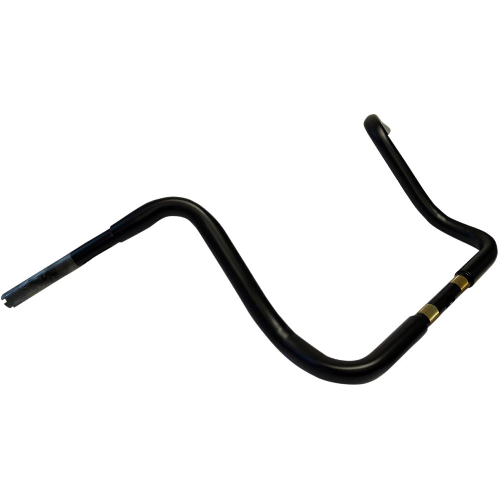 Drag Specialties Flat Black 13" Buffalo Ape Handlebar for Throttle-by-Wire 0601-3508_259169