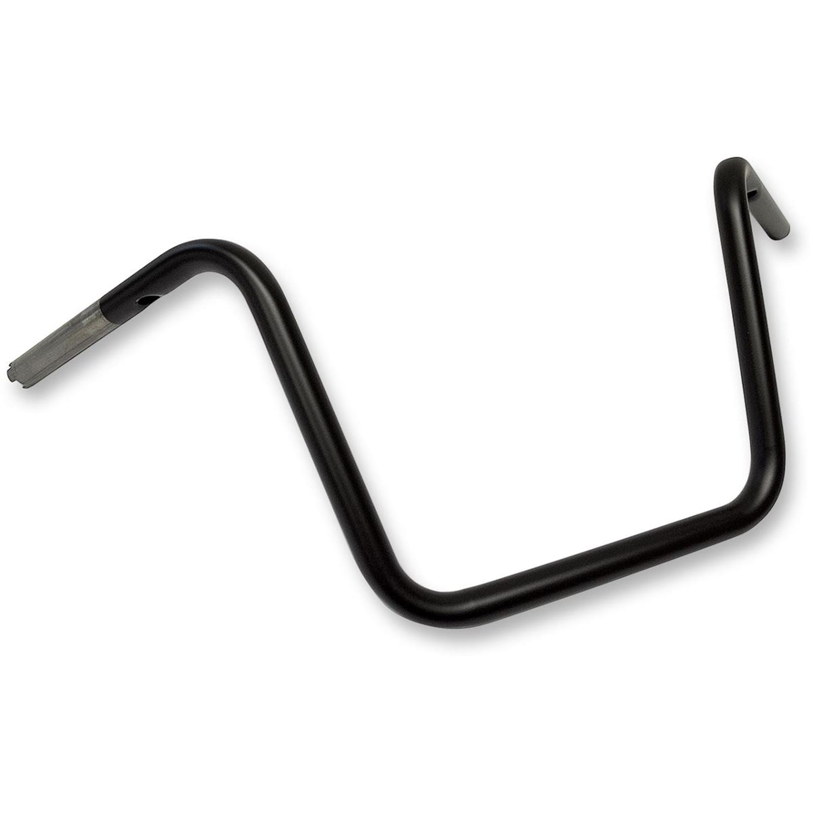 Drag Specialties Flat Black 12" Ape Hanger Handlebar for Throttle-by-Wire 0601-3490_259181