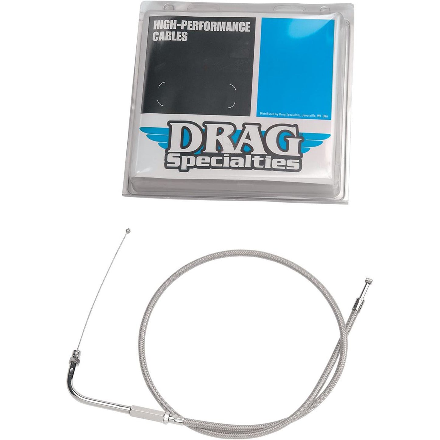 Drag Specialties 37-9/10" Braided Throttle Cable 0650-0413_259199