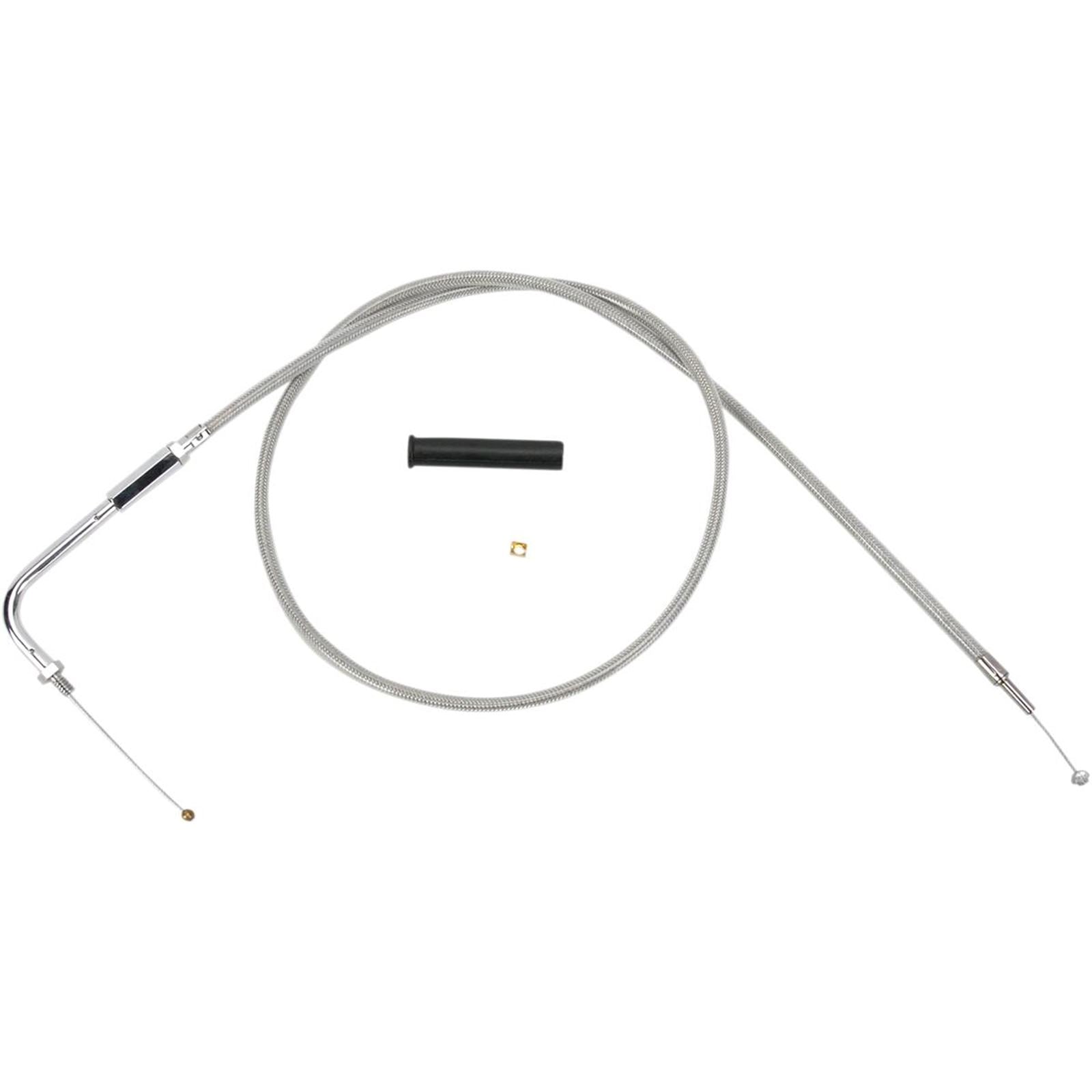 Drag Specialties 39-1/2" Braided Throttle Cable 0650-0411_259212