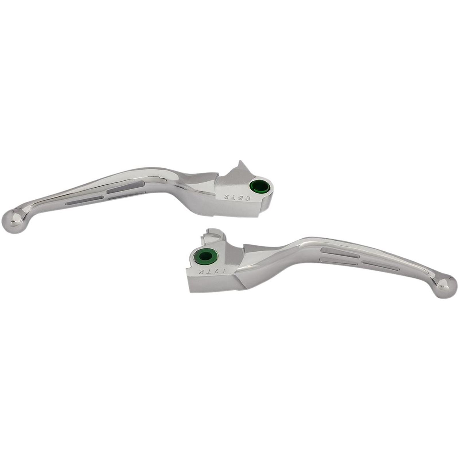 Drag Specialties Chrome Slotted Levers 0610-1980_259252