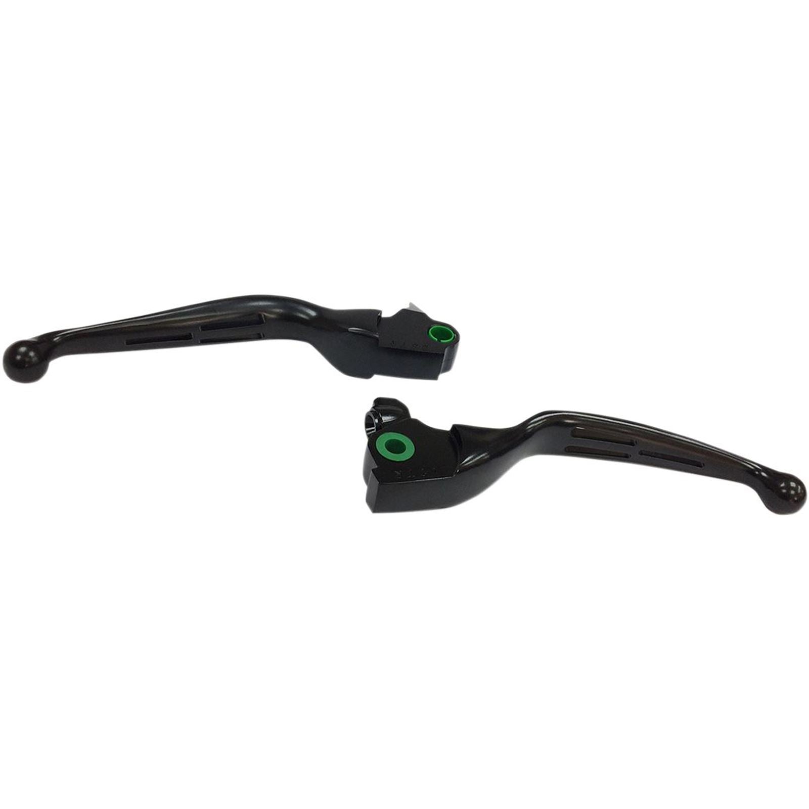Drag Specialties Black Slotted Levers 0610-1981_259253