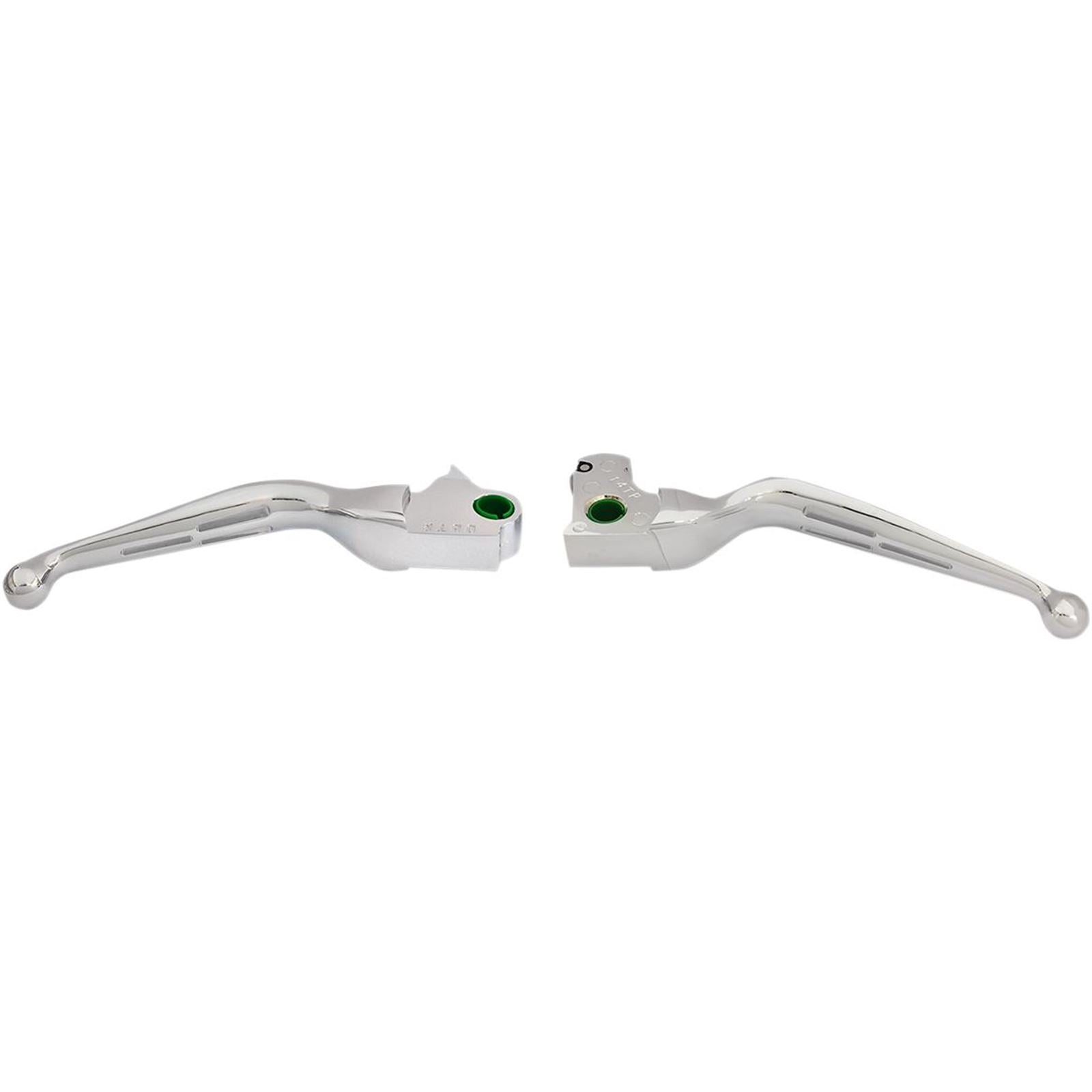 Drag Specialties Chrome Slotted Levers 0610-1984_259256
