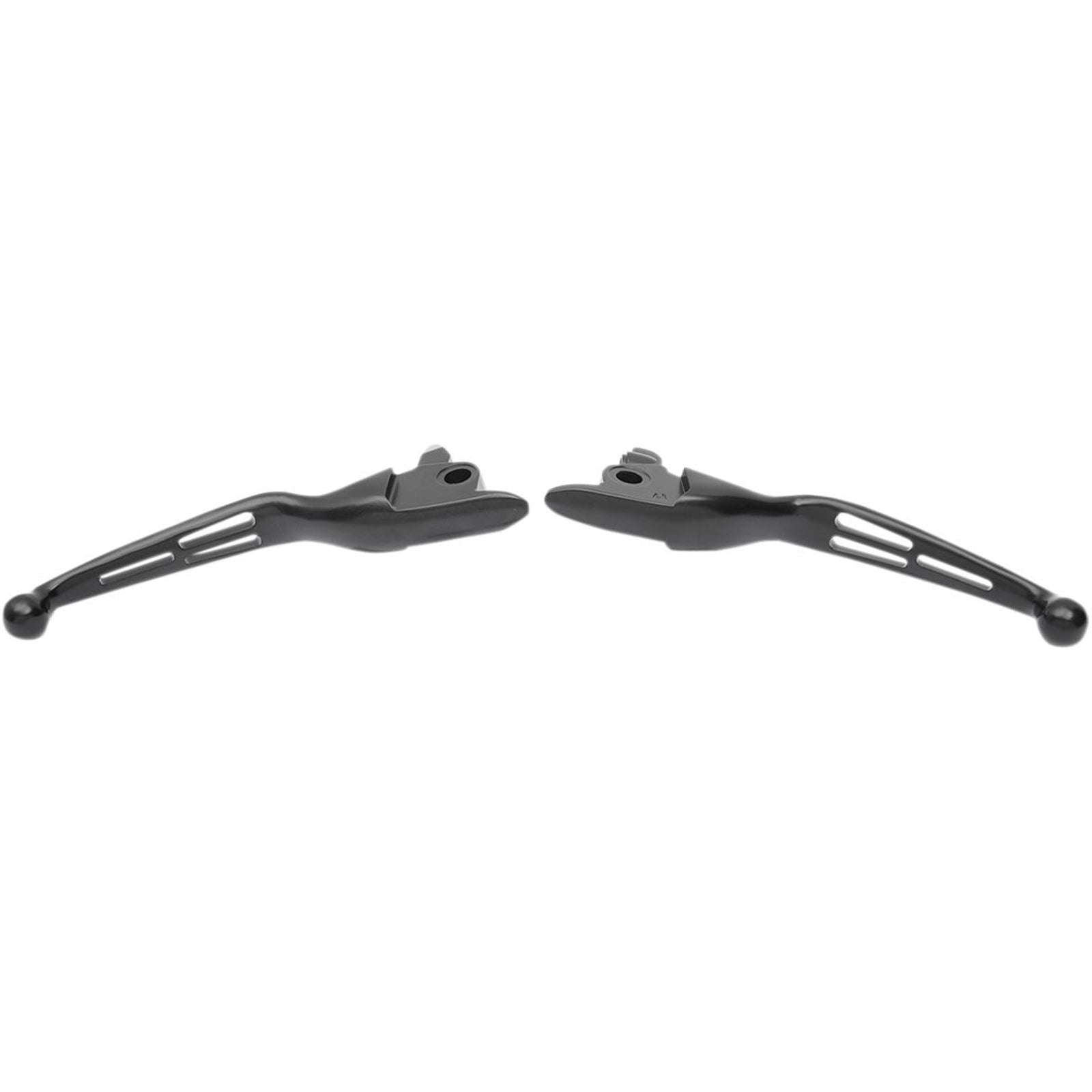 Drag Specialties Black Slotted Levers 0610-1956_259261
