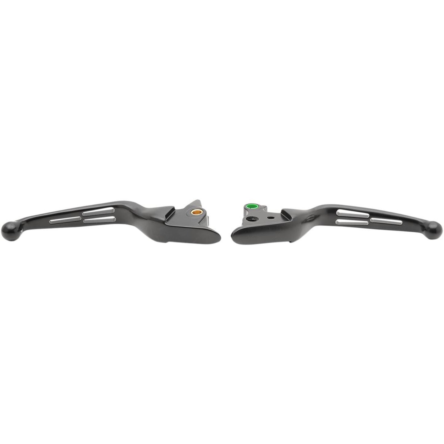 Drag Specialties Black Slotted Levers 0610-1685_259274