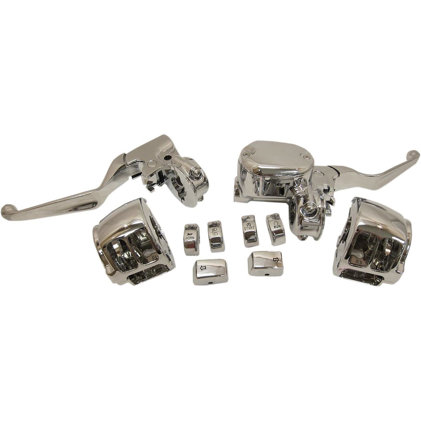 Drag Specialties Handlebar Controls with  Switch for '14 - '19 XL with  ABS 0610-0802_259300