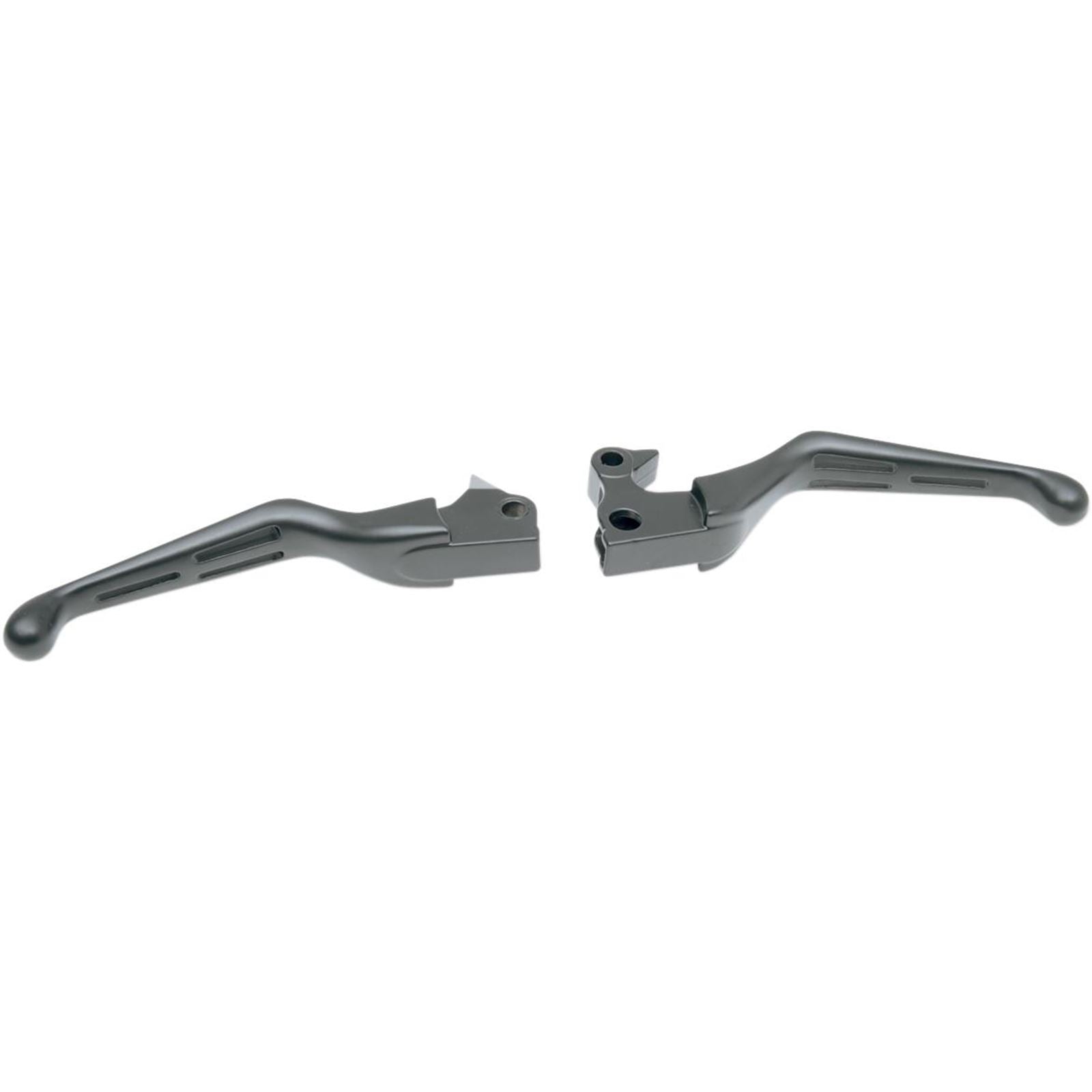 Drag Specialties Black Slotted Levers 0610-0633_259320