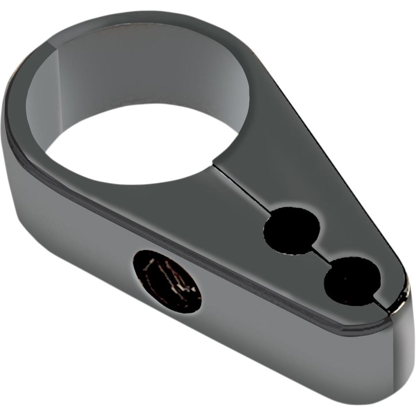 Drag Specialties Black Die-Cast Dual Throttle Cable Clamp for 1" Frame 0658-0074_259401