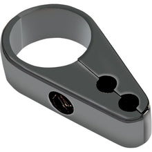 Drag Specialties Black Die-Cast Dual Throttle Cable Clamp for 1" Frame 0658-0074_259401