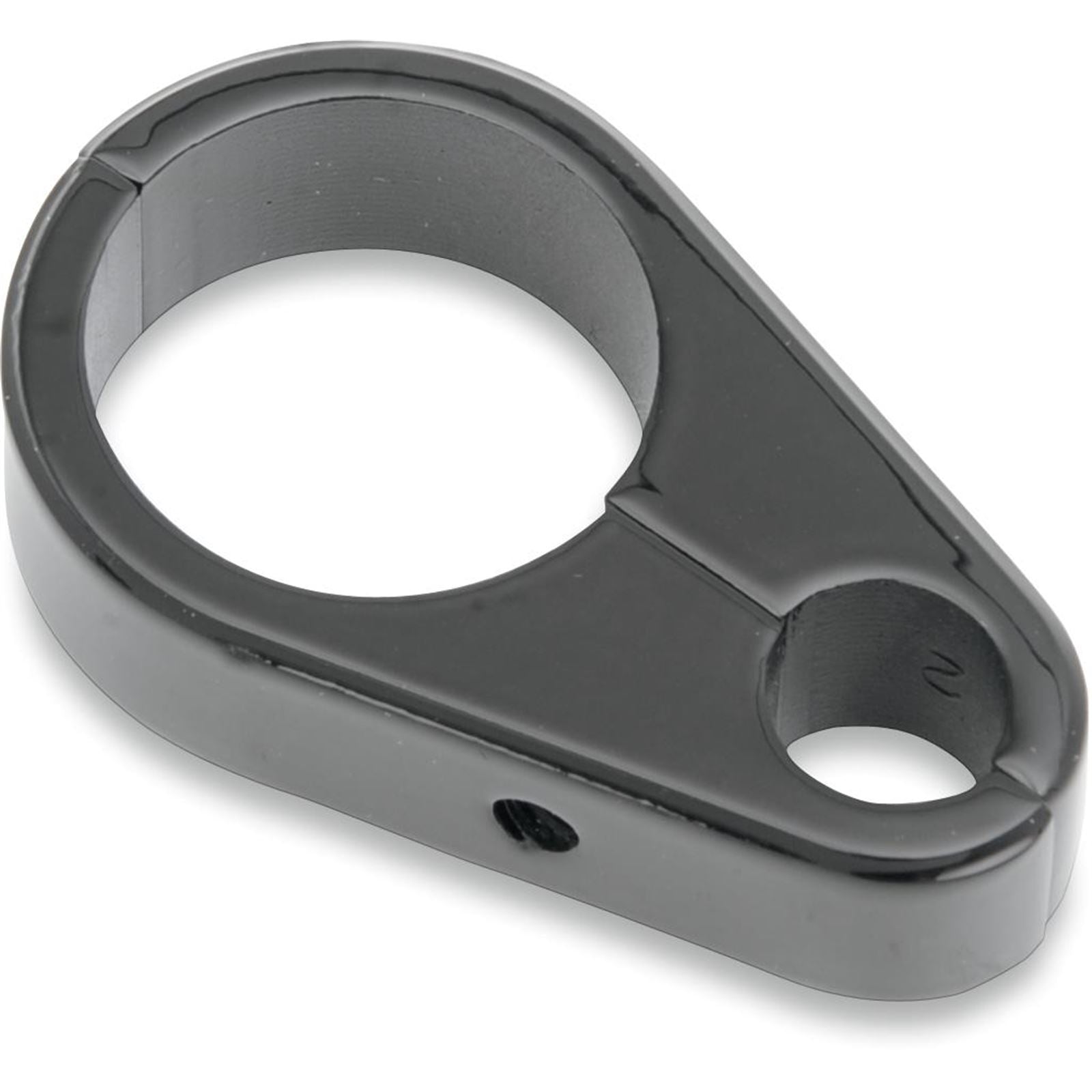 Drag Specialties Black Die-Cast Clutch Cable Clamp for 1-1/4" Frame 0658-0077_259404