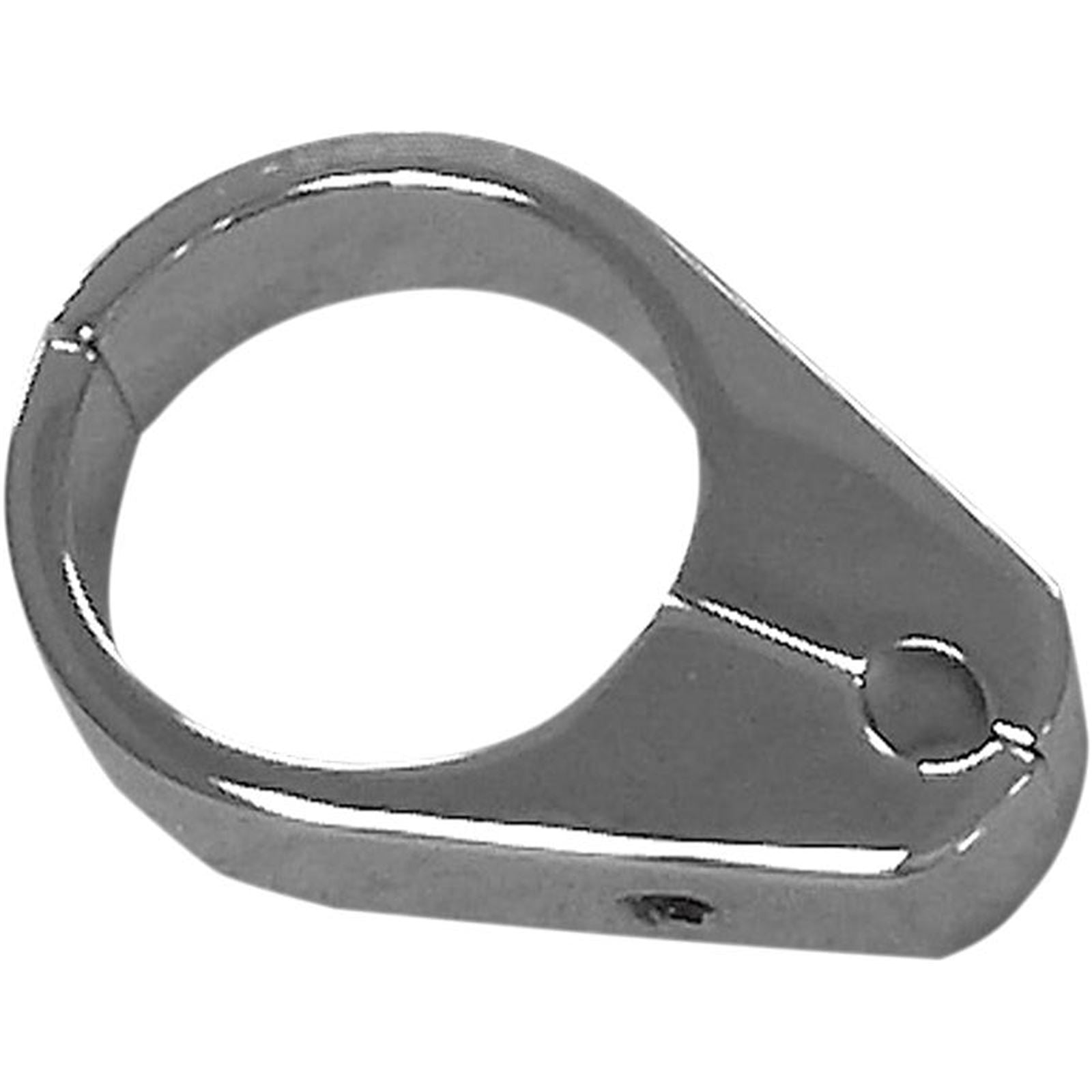 Drag Specialties Chrome 1-1/8" Throttle/Idle Single Cable Clamp 0658-0038_259430