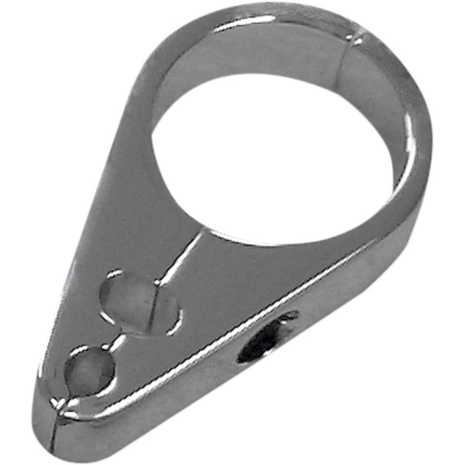 Drag Specialties Chrome 1-1/4" Throttle/Idle/Brake Cable Clamp 0658-0032_259436