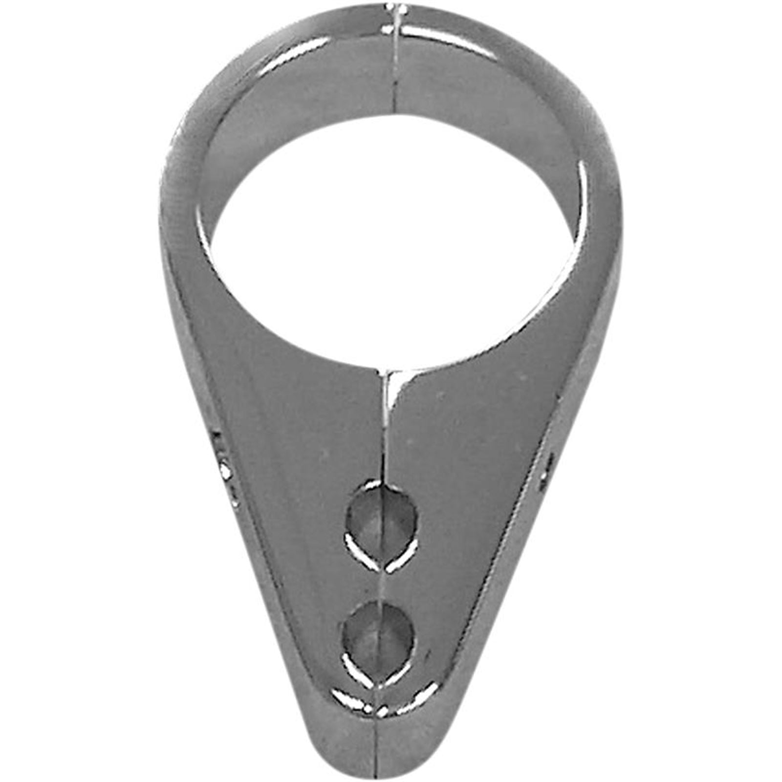 Drag Specialties Chrome 1-1/4" Throttle/Idle Dual Cable Clamp [MPN: 0658-0033]_259437