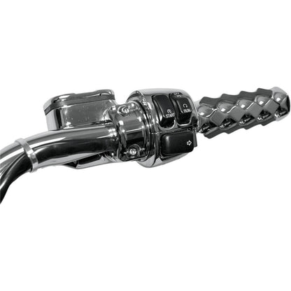 Drag Specialties Chrome 1-1/4" Throttle/Idle Dual Cable Clamp [MPN: 0658-0033]_259438