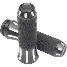 Drag Specialties Black Cut Custom Grips for Throttle-by-Wire 0630-1613_259486