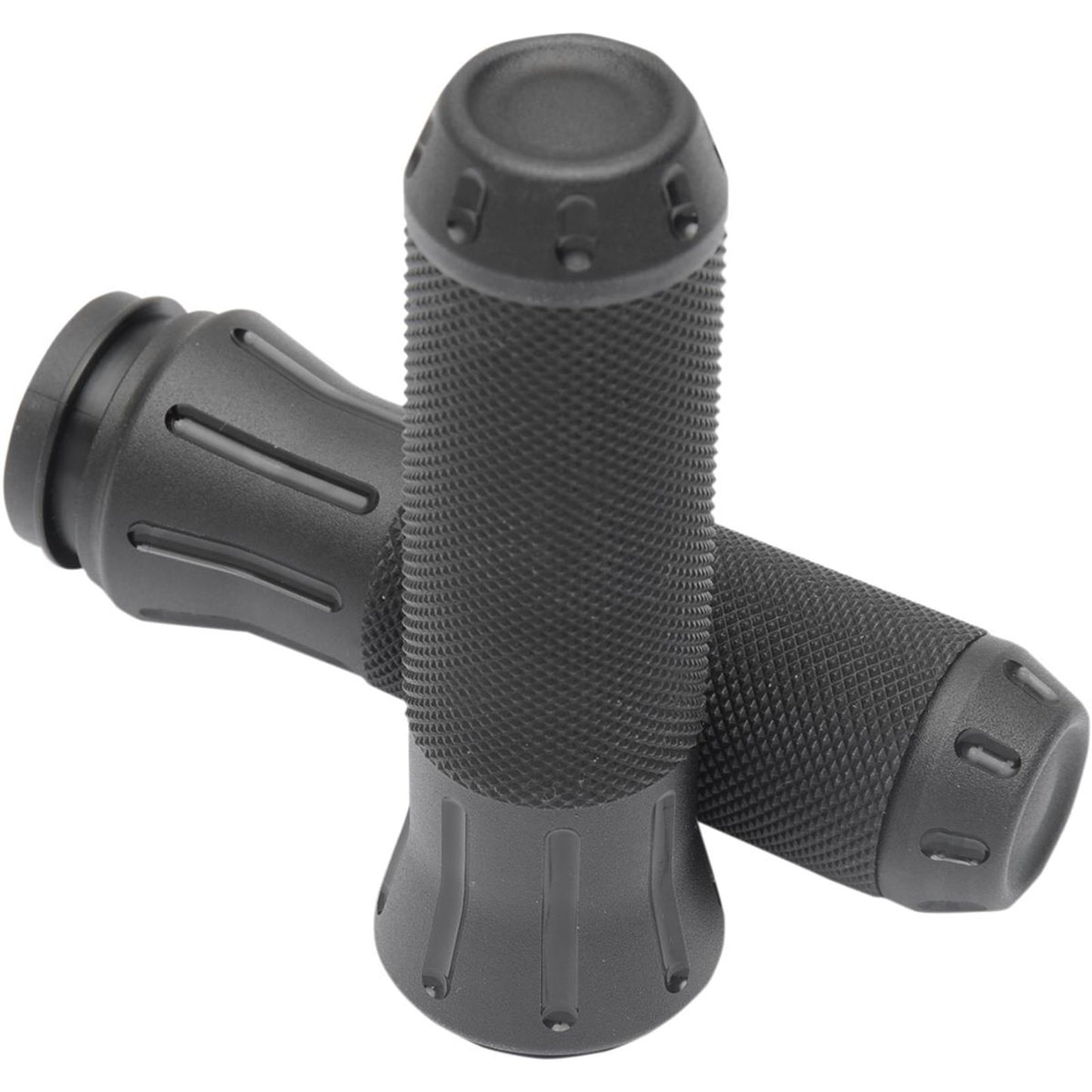 Drag Specialties Shot Peened Custom Grips for Throttle-by-Wire - Black 0630-1615_259488