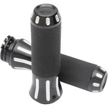 Drag Specialties Black Cut Custom Grips 0630-1612_259496