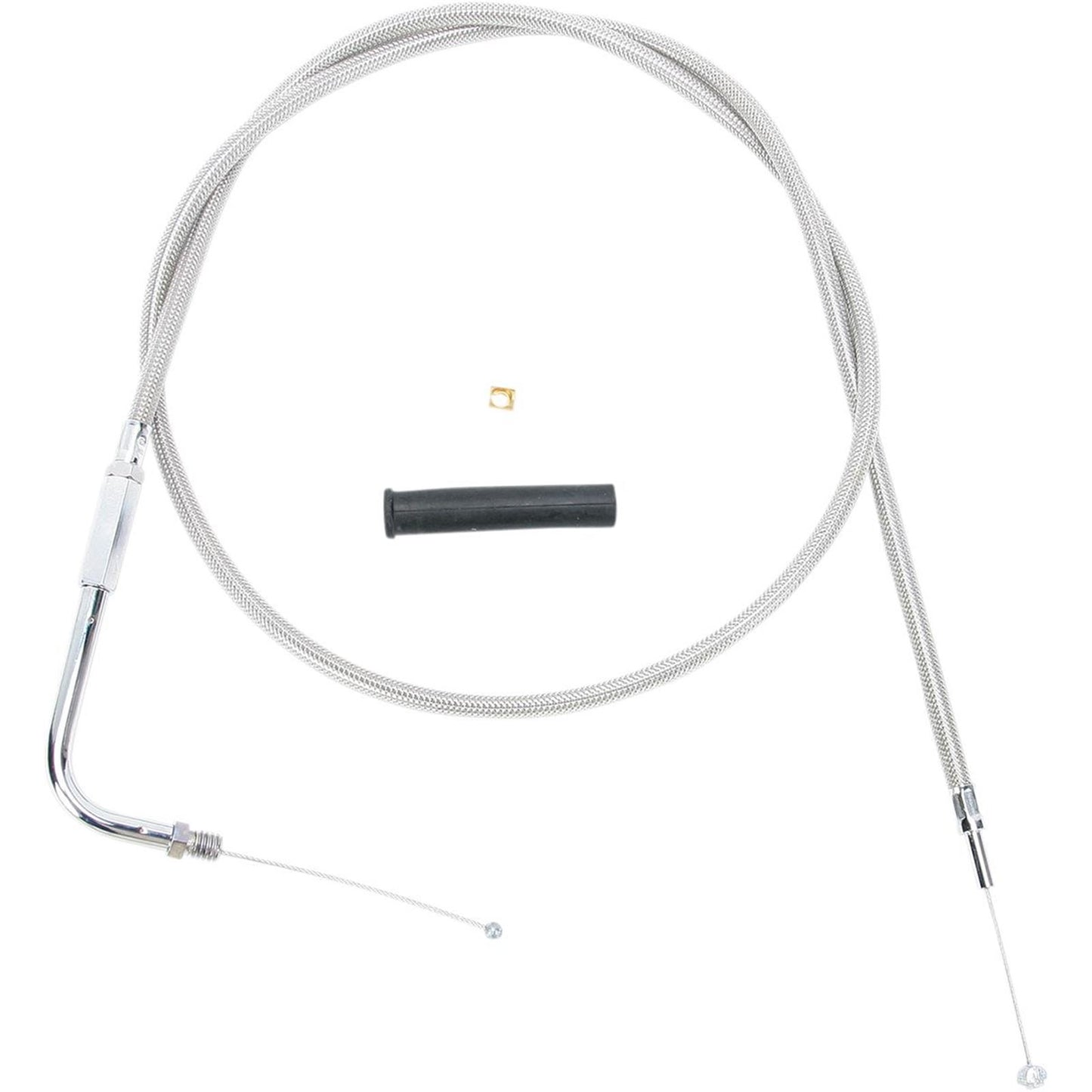 Drag Specialties 46" Braided Throttle Cable 0650-0321_259629