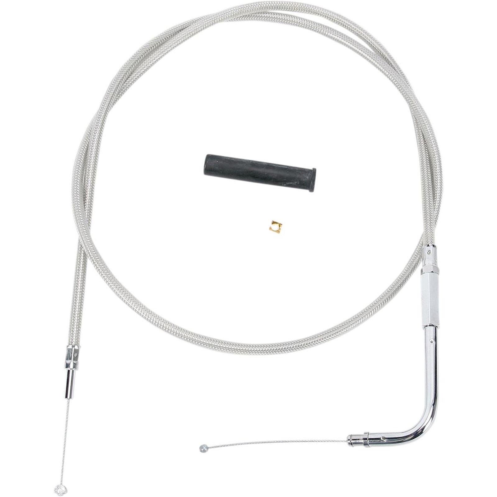 Drag Specialties 42" Braided Throttle Cable 0650-0302_259650