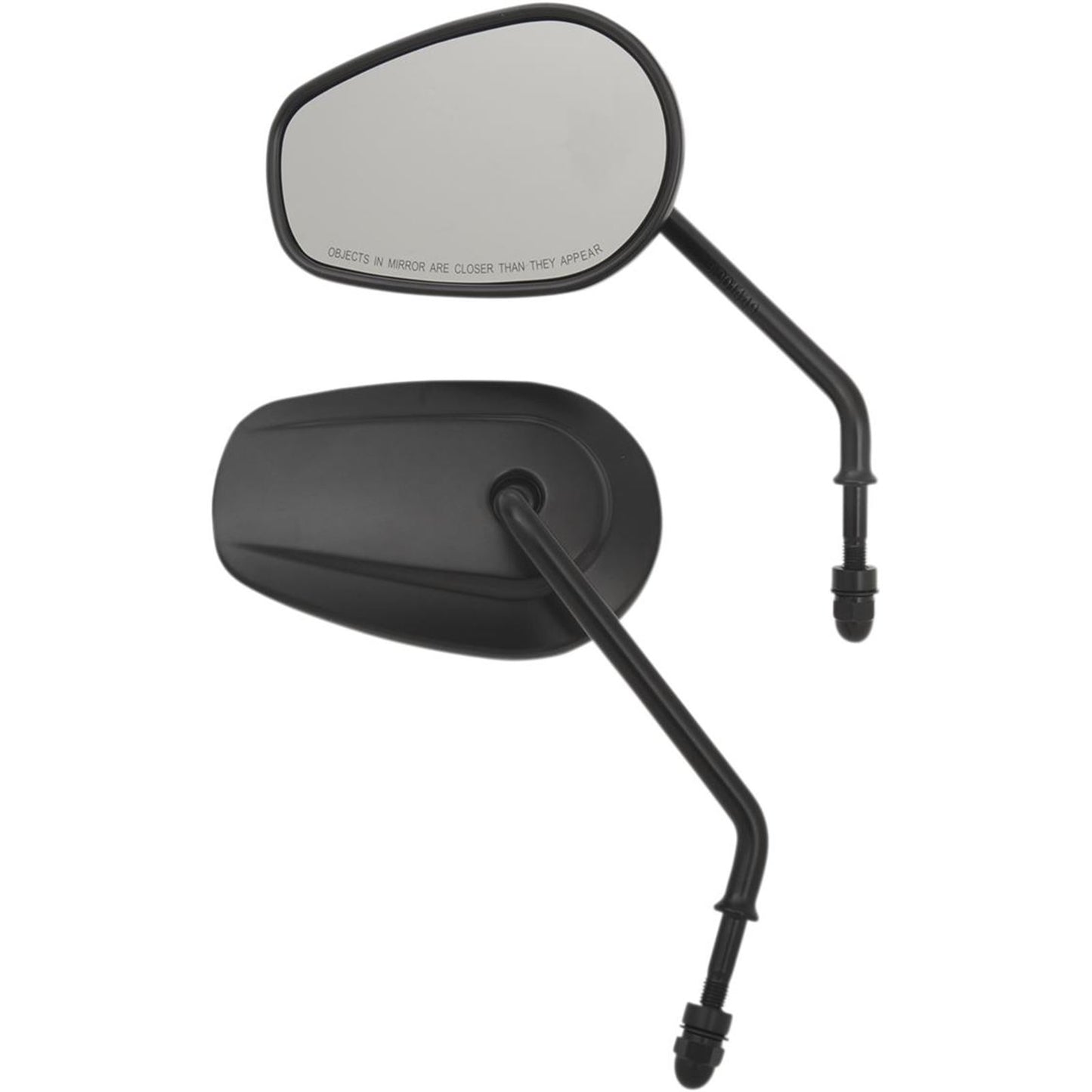 Drag Specialties Replacement Mirrors - Long Stem - Black 0640-1310_259672