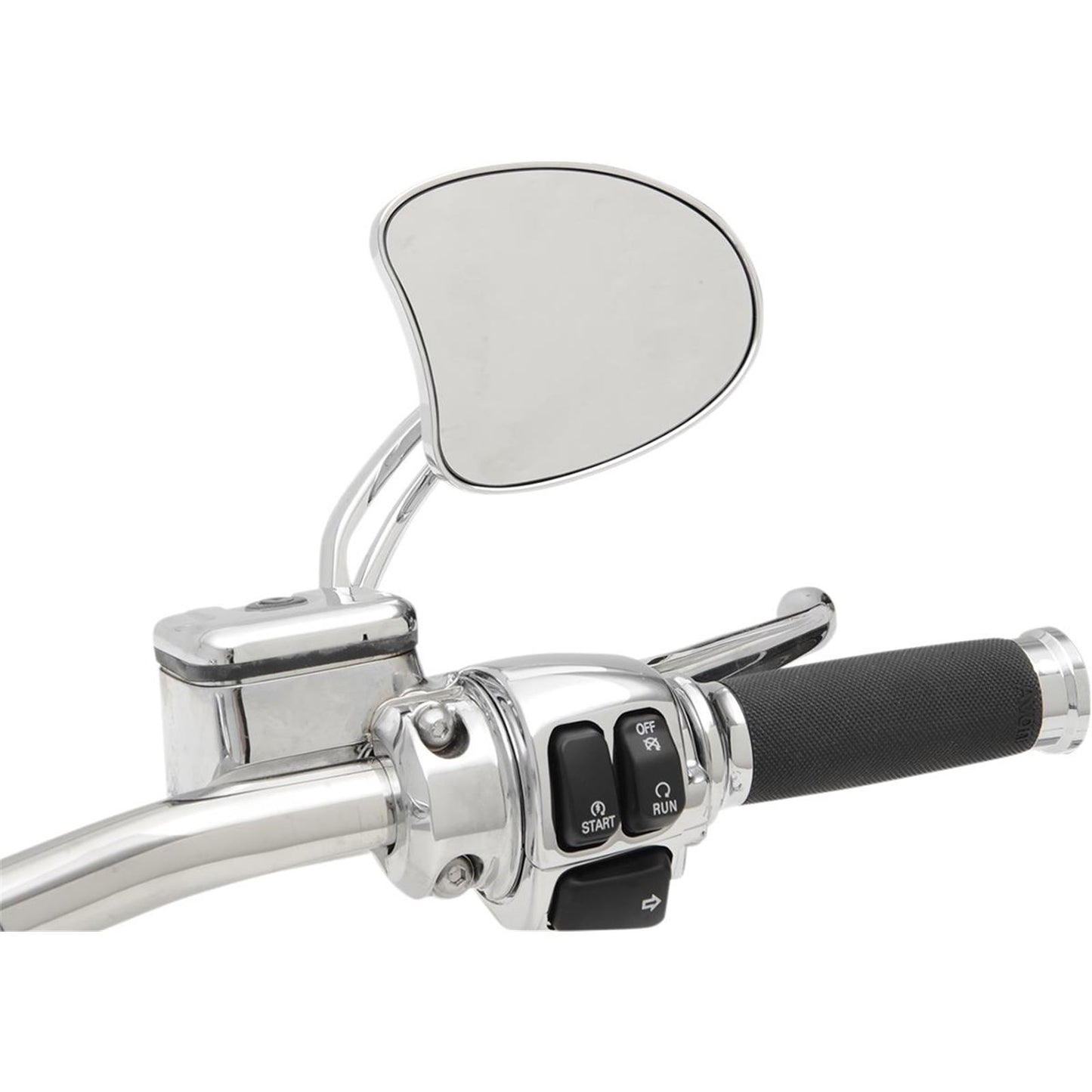 Drag Specialties Touring Mirror - Short Stem 0640-1097_259683