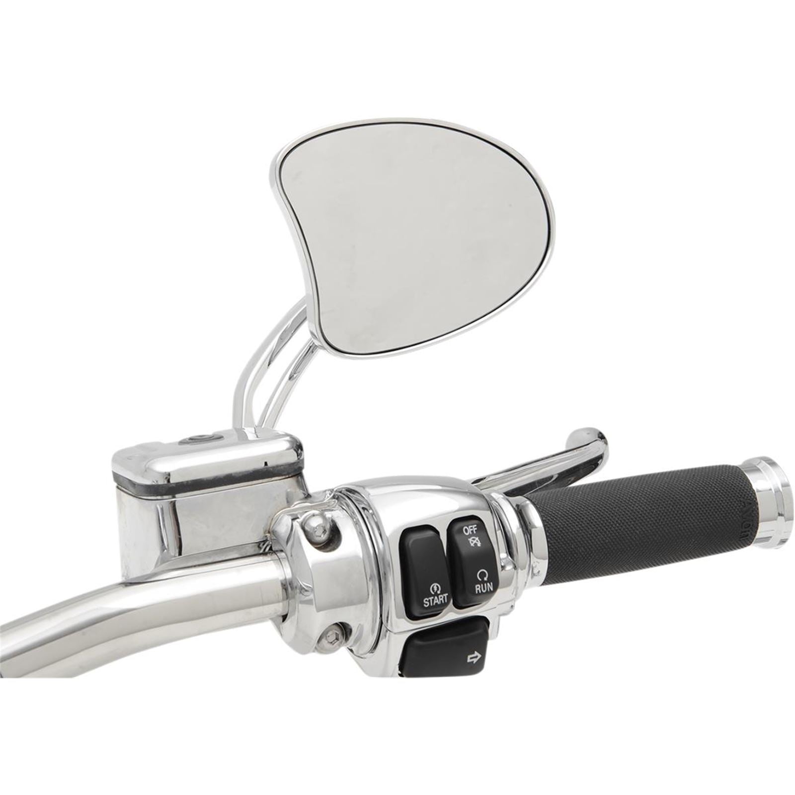 Drag Specialties Touring Mirror - Short Stem 0640-1097_259683