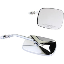 Drag Specialties Rectangle Mirrors - Short - Chrome 0640-0980_259694