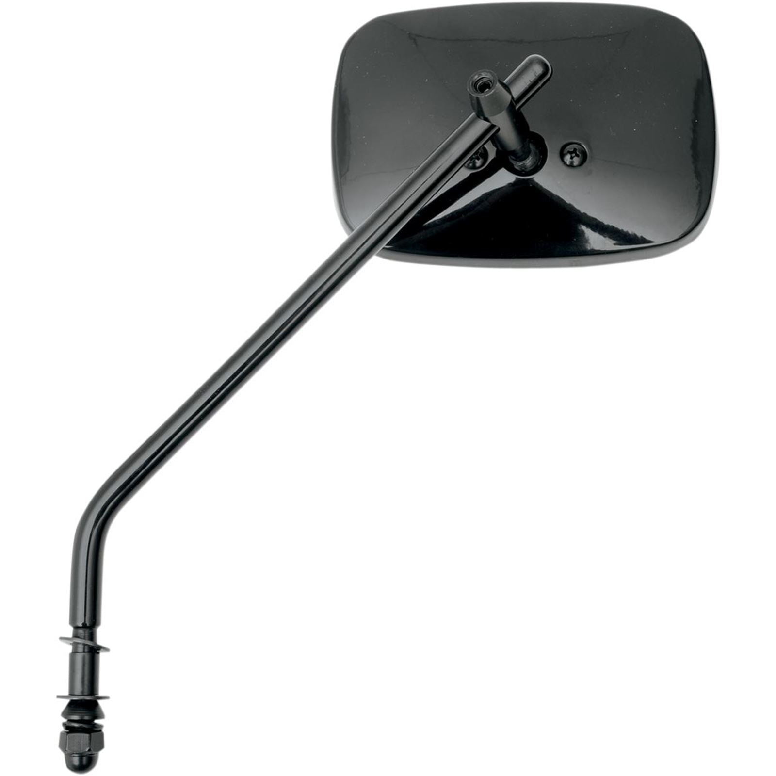 Drag Specialties Die Cast Mirror - Long Stem - Black 0640-0657_259700