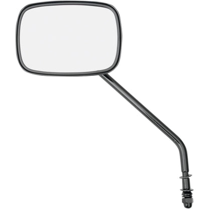 Drag Specialties Die Cast Mirror - Long Stem - Black 0640-0657_259701